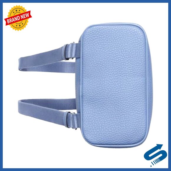 Organizational Vegan Leather Backpack Chic Minimal Business Casual Daypack - Picture 3 of 5